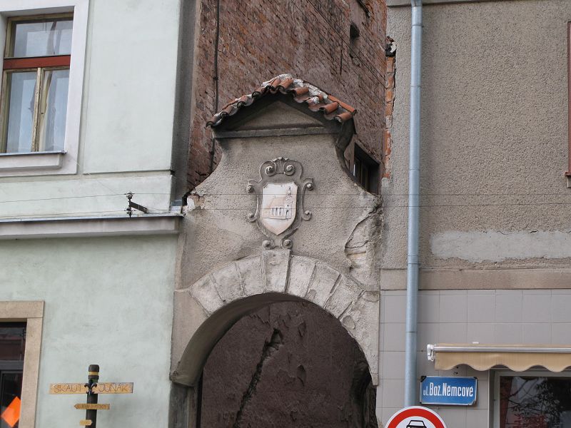 Vstup do ulice Dvořáčkova