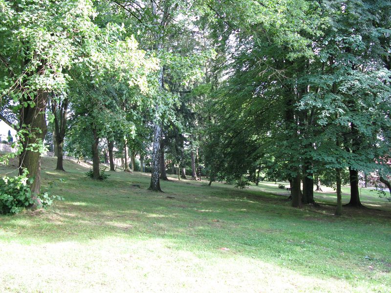 Park pod hřbitovem